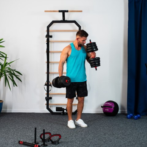 SGN140 PRO SET 6W1 ZESTAW CIĘŻARÓW 40KG HMS SGN140 PRO SET 6W1 ZESTAW CIĘŻARÓW 40KG HMS