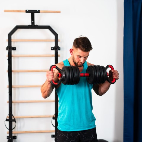SGN140 PRO SET 6W1 ZESTAW CIĘŻARÓW 40KG HMS SGN140 PRO SET 6W1 ZESTAW CIĘŻARÓW 40KG HMS