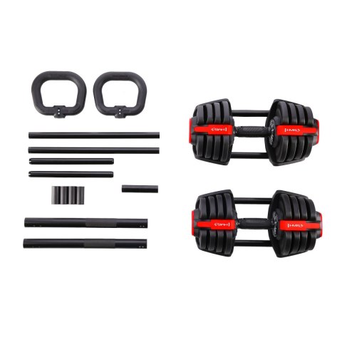 SGR18 PRO SET 3W1 ZESTAW REGULOWANYCH SZTANGIELEK 41 KG HMS SGR18 PRO SET 3W1 ZESTAW REGULOWANYCH SZTANGIELEK 41 KG HMS