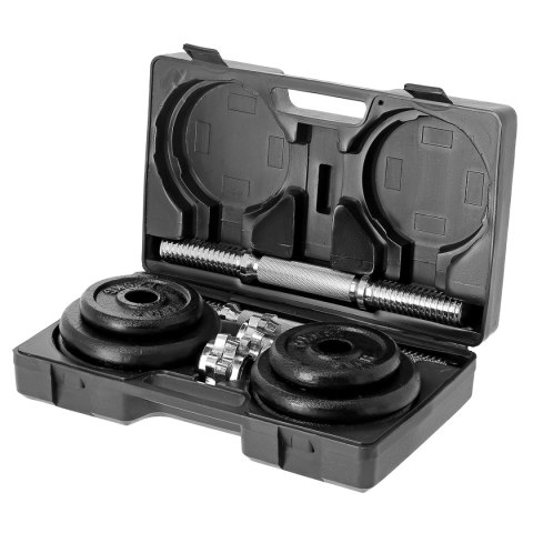 ST20 BLACK 2 x 10 KG SZTANGIELKI W WALIZCE HMS ST20 BLACK 2 x 10 KG SZTANGIELKI W WALIZCE HMS