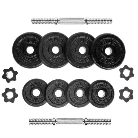 ST20 BLACK 2 x 10 KG SZTANGIELKI W WALIZCE HMS ST20 BLACK 2 x 10 KG SZTANGIELKI W WALIZCE HMS