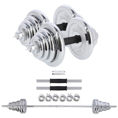 STC50 SZTANGIELKI/SZTANGA W WALIZCE CHROM 2x25KG HMS STC50 SZTANGIELKI/SZTANGA W WALIZCE CHROM 2x25KG HMS