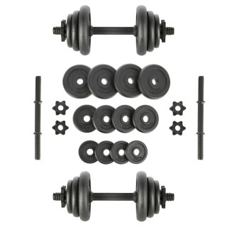 STO20 BLACK 2 x 9 KG SZTANGIELKI W WALIZCE ONE FITNESS