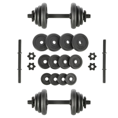 STO20 BLACK 2 x 9 KG SZTANGIELKI W WALIZCE ONE FITNESS STO20 BLACK 2 x 9 KG SZTANGIELKI W WALIZCE ONE FITNESS
