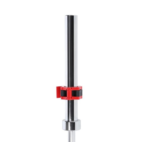 GO450 (+ ZG1000R) GRYF OLIMPIJSKI 18.5KG 2200MM HMS Z ZACISKAMI LOCK JAW RED GO450 (+ ZG1000R) GRYF OLIMPIJSKI 18.5KG 2200MM HMS Z ZACISKAMI LOCK JAW RED