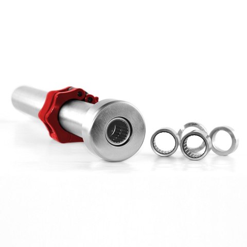 GO450 (+ ZG1000R) GRYF OLIMPIJSKI 18.5KG 2200MM HMS Z ZACISKAMI LOCK JAW RED GO450 (+ ZG1000R) GRYF OLIMPIJSKI 18.5KG 2200MM HMS Z ZACISKAMI LOCK JAW RED