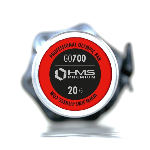 GO700 + ZACISK ZG1000 RED GRYF OLIMPIJSKI 20KG 2200MM HMS PREMIUM GO700 + ZACISK ZG1000 RED GRYF OLIMPIJSKI 20KG 2200MM HMS PREMIUM