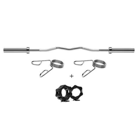 GOL200 + (ZG 1000B) GRYF OLIMPIJSKI ŁAMANY 13.5KG 1500MM HMS PREMIUM GOL200 + (ZG 1000B) GRYF OLIMPIJSKI ŁAMANY 13.5KG 1500MM HMS PREMIUM