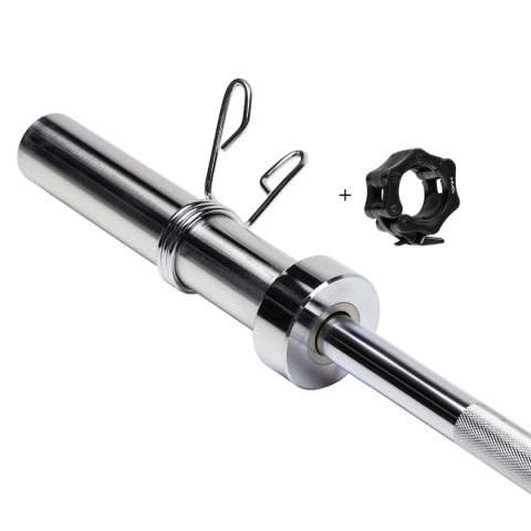 GOL200 + (ZG 1000B) GRYF OLIMPIJSKI ŁAMANY 13.5KG 1500MM HMS PREMIUM GOL200 + (ZG 1000B) GRYF OLIMPIJSKI ŁAMANY 13.5KG 1500MM HMS PREMIUM