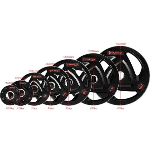 TOX10 CZARNY TALERZ OLIMPIJSKI OGUMOWANY 10 KG HMS TOX10 CZARNY TALERZ OLIMPIJSKI OGUMOWANY 10 KG HMS