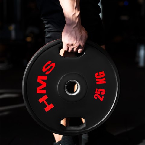 TOG25 2 x 25 KG TALERZ OLIMPIJSKI OGUMOWANY 2 x 25 KG HMS TOG25 2 x 25 KG TALERZ OLIMPIJSKI OGUMOWANY 2 x 25 KG HMS