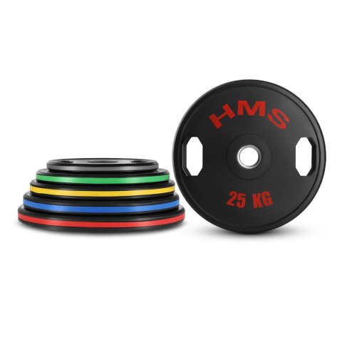 TOG25 2 x 25 KG TALERZ OLIMPIJSKI OGUMOWANY 2 x 25 KG HMS TOG25 2 x 25 KG TALERZ OLIMPIJSKI OGUMOWANY 2 x 25 KG HMS