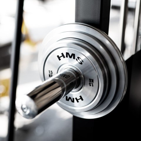 TOS ZESTAW TALERZY OLIMPIJSKICH STALOWYCH KALIBROWANYCH 2 x 1.5 - 5.0 KG (22 KG) HMS TOS ZESTAW TALERZY OLIMPIJSKICH STALOWYCH KALIBROWANYCH 2 x 1.5 - 5.0 KG (22 KG) HMS