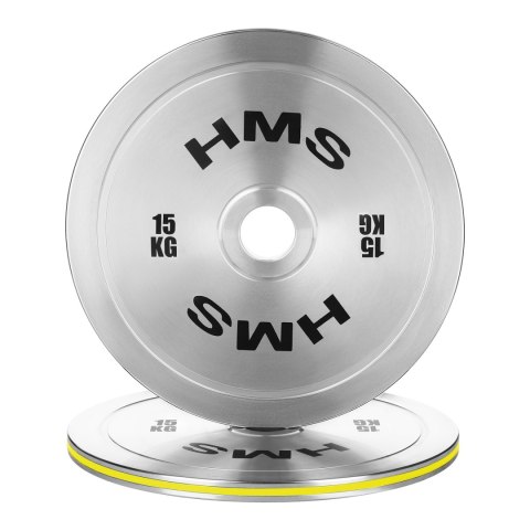 TOS150 TALERZ OLIMPIJSKI STALOWY KALIBROWANY 15 KG HMS TOS150 TALERZ OLIMPIJSKI STALOWY KALIBROWANY 15 KG HMS