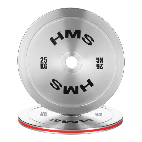 TOS250 TALERZ OLIMPIJSKI STALOWY KALIBROWANY 25 KG HMS TOS250 TALERZ OLIMPIJSKI STALOWY KALIBROWANY 25 KG HMS