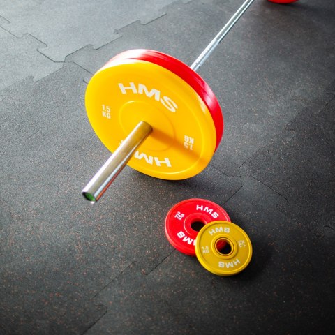 TPP ZESTAW TALERZY OLIMPIJSKICH TECHNICZNYCH PE 2 x 1.5 - 5 KG (18 KG) HMS TPP ZESTAW TALERZY OLIMPIJSKICH TECHNICZNYCH PE 2 x 1.5 - 5 KG (18 KG) HMS