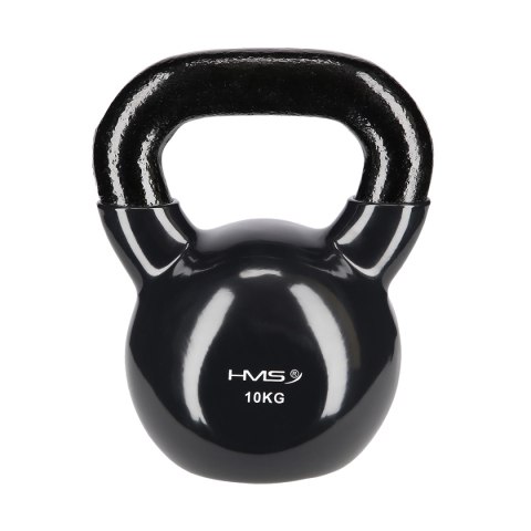 KNV10 BLACK KETTLEBELL ŻELIWNY POKRYTY WINYLEM HMS KNV10 BLACK KETTLEBELL ŻELIWNY POKRYTY WINYLEM HMS