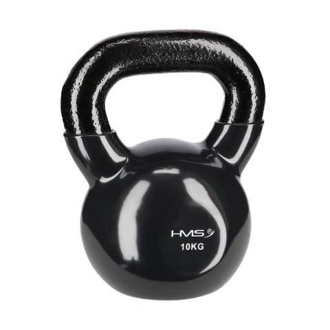 KNV10 BLACK KETTLEBELL ŻELIWNY POKRYTY WINYLEM HMS KNV10 BLACK KETTLEBELL ŻELIWNY POKRYTY WINYLEM HMS