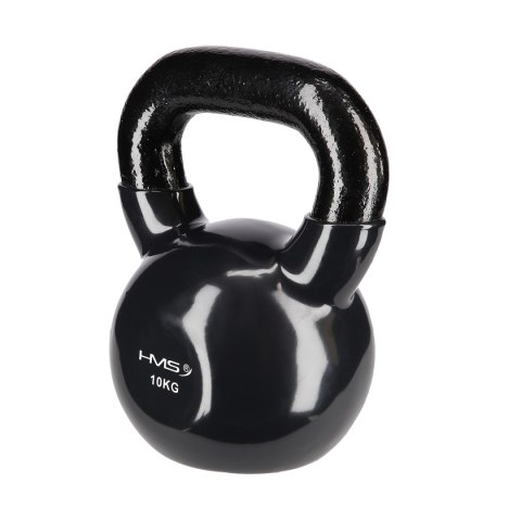 KNV10 BLACK KETTLEBELL ŻELIWNY POKRYTY WINYLEM HMS KNV10 BLACK KETTLEBELL ŻELIWNY POKRYTY WINYLEM HMS