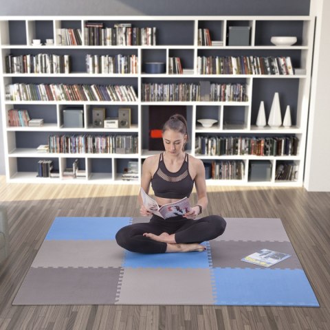MP10 MATA PUZZLE MULTIPACK BLUE-GREY 9 ELEMENTÓW 10MM ONE FITNESS MP10 MATA PUZZLE MULTIPACK BLUE-GREY 9 ELEMENTÓW 10MM ONE FITNESS