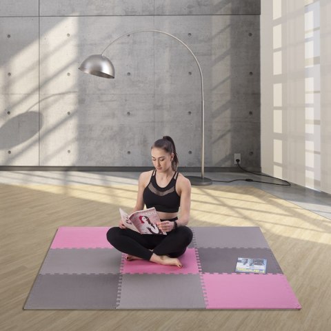 MP10 MATA PUZZLE MULTIPACK PINK-GREY 9 ELEMENTÓW 10MM ONE FITNESS MP10 MATA PUZZLE MULTIPACK PINK-GREY 9 ELEMENTÓW 10MM ONE FITNESS