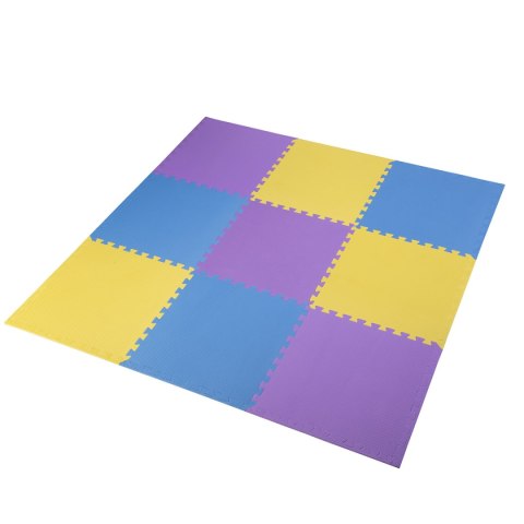MP10 MATA PUZZLE MULTIPACK YELLOW-BLUE-PURPLE 9 ELEMENTÓW 10MM ONE FITNESS MP10 MATA PUZZLE MULTIPACK YELLOW-BLUE-PURPLE 9 ELEMENTÓW 10MM ONE FITNESS