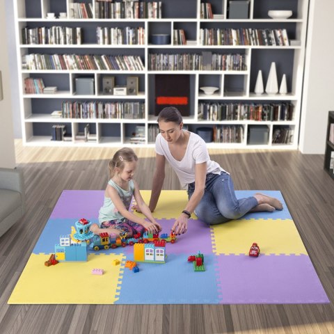 MP10 MATA PUZZLE MULTIPACK YELLOW-BLUE-PURPLE 9 ELEMENTÓW 10MM ONE FITNESS MP10 MATA PUZZLE MULTIPACK YELLOW-BLUE-PURPLE 9 ELEMENTÓW 10MM ONE FITNESS