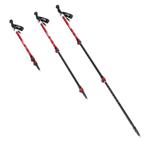 TK8601 RED KIJE TREKKINGOWE ALUMINIOWE NILS TK8601 RED KIJE TREKKINGOWE ALUMINIOWE NILS
