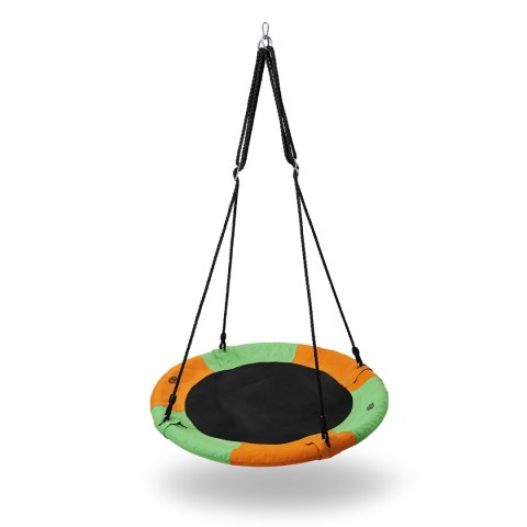 NB5003 BOCIANIE GNIAZDO HUŚTAWKA POMARAŃCZOWO ZIELONY ŚR.90 CM NILS NB5003 BOCIANIE GNIAZDO HUŚTAWKA POMARAŃCZOWO ZIELONY ŚR.90 CM NILS