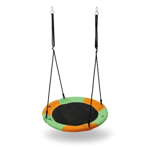 NB5003 BOCIANIE GNIAZDO HUŚTAWKA POMARAŃCZOWO ZIELONY ŚR.90 CM NILS NB5003 BOCIANIE GNIAZDO HUŚTAWKA POMARAŃCZOWO ZIELONY ŚR.90 CM NILS