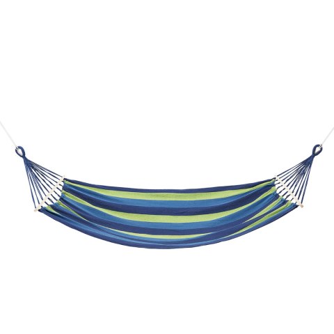 NC9001 NIEBIESKI HAMAK Z DREWNIANĄ BELKĄ 70CM I METALOWYM UCHWYTEM NILS CAMP NC9001 NIEBIESKI HAMAK Z DREWNIANĄ BELKĄ 70CM I METALOWYM UCHWYTEM NILS CAMP