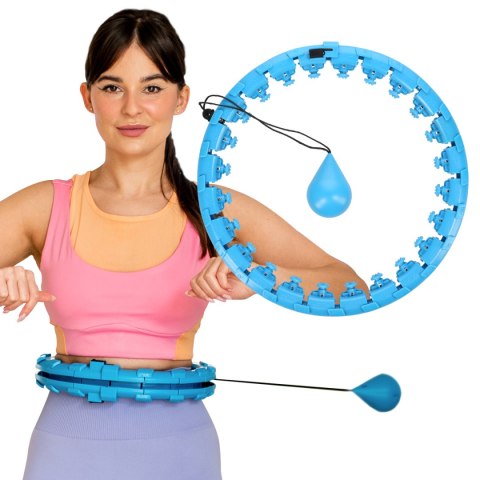 FH01 BLUE HULA HOP Z OBCIĄŻNIKIEM FH01 BLUE HULA HOP Z OBCIĄŻNIKIEM