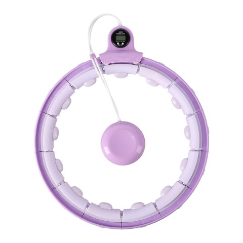 FH02 VIOLET HULA HOP Z OBCIĄŻNIKIEM + LICZNIK FH02 VIOLET HULA HOP Z OBCIĄŻNIKIEM + LICZNIK