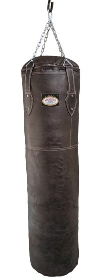 Worek bokserski skórzany 140 cm x 40 cm pełny - WWS-14040-1 NO1 czekoladowy SERIA KOLEKCJONERSKA