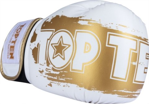 Rękawice bokserskie RTT-POWER INK GOLDEN STAR biało-złote Rękawice bokserskie RTT-POWER INK GOLDEN STAR biało-złote