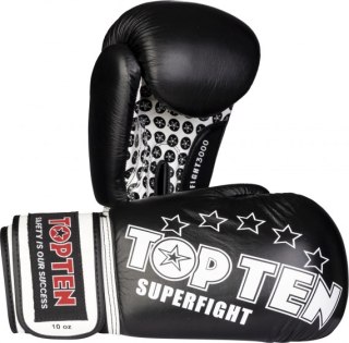 Rękawice bokserskie TOP TEN RTT-10 SUPERFIGHT 3000 STARS (WAKO APPROVED new)