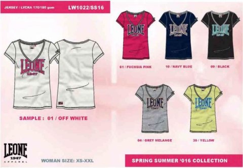 T-shirt damski LEONE LW1022/S16 biały "M" T-shirt damski LEONE LW1022/S16 biały "M"