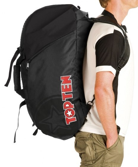 Torba sportowa TOP TEN z funkcją plecaka 55 x 29 x 27 cm TOR-P6A czarna Torba sportowa TOP TEN z funkcją plecaka 55 x 29 x 27 cm TOR-P6A czarna