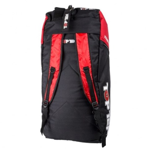 Torba sportowa TOP TEN z funkcją plecaka 70 x 35 cm TOR-P2 MMA czarno-czerwona Torba sportowa TOP TEN z funkcją plecaka 70 x 35 cm TOR-P2 MMA czarno-czerwona