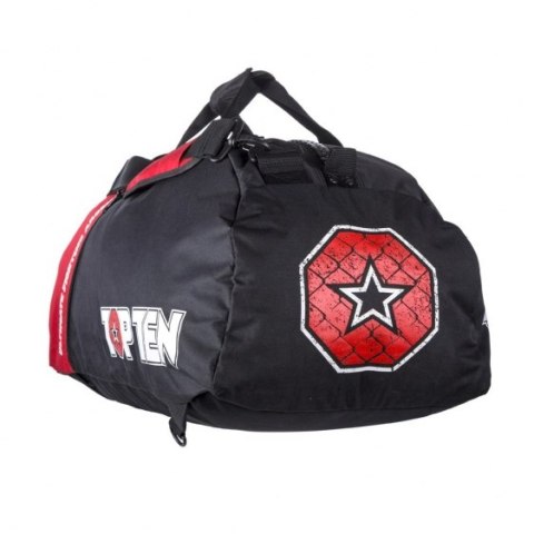 Torba sportowa TOP TEN z funkcją plecaka 70 x 35 cm TOR-P2 MMA czarno-czerwona Torba sportowa TOP TEN z funkcją plecaka 70 x 35 cm TOR-P2 MMA czarno-czerwona