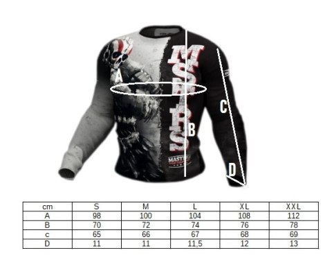 Koszulka treningowa długi rękaw MFC DARK SIDE "WARRIOR" Koszulka treningowa długi rękaw MFC DARK SIDE "WARRIOR"