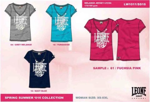 T-shirt damski LEONE LW1011/S16 turkusowy "M" T-shirt damski LEONE LW1011/S16 turkusowy "M"
