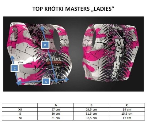 Top krótki MFC MASTERS "LADIES" Top krótki MFC MASTERS "LADIES"