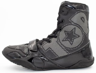 Buty bokserskie TOP TEN "New Generation" czarno-szare BBA-TT7