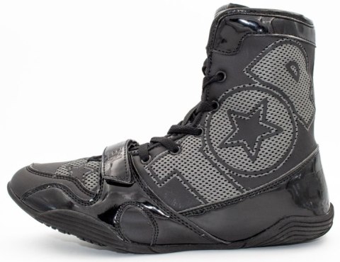 Buty bokserskie TOP TEN "New Generation" czarno-szare BBA-TT7