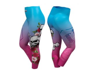 Damskie leginsy długie MFC "ROSES"