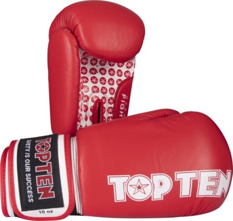 Rękawice bokserskie TOP TEN "FIGHT" RTT-2 10 oz (WAKO APPROVED) Rękawice bokserskie TOP TEN "FIGHT" RTT-2 10 oz (WAKO APPROVED)