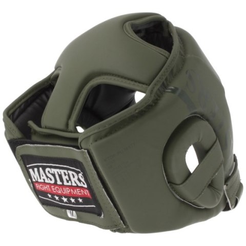 Kask bokserski MASTERS KTOP-PU-MATT zielony Kask bokserski MASTERS KTOP-PU-MATT zielony