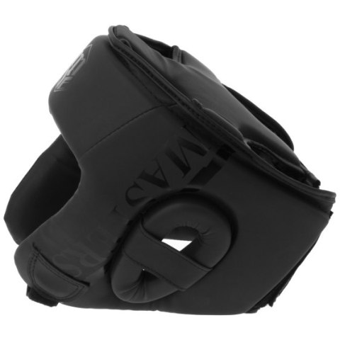 Kask bokserski MASTERS czarny KTOP-PU-MATT Kask bokserski MASTERS czarny KTOP-PU-MATT