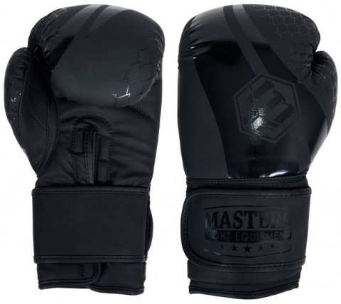 Rękawice bokserskie MASTERS RPU-MATT-BLACK 12 oz Rękawice bokserskie MASTERS RPU-MATT-BLACK 12 oz